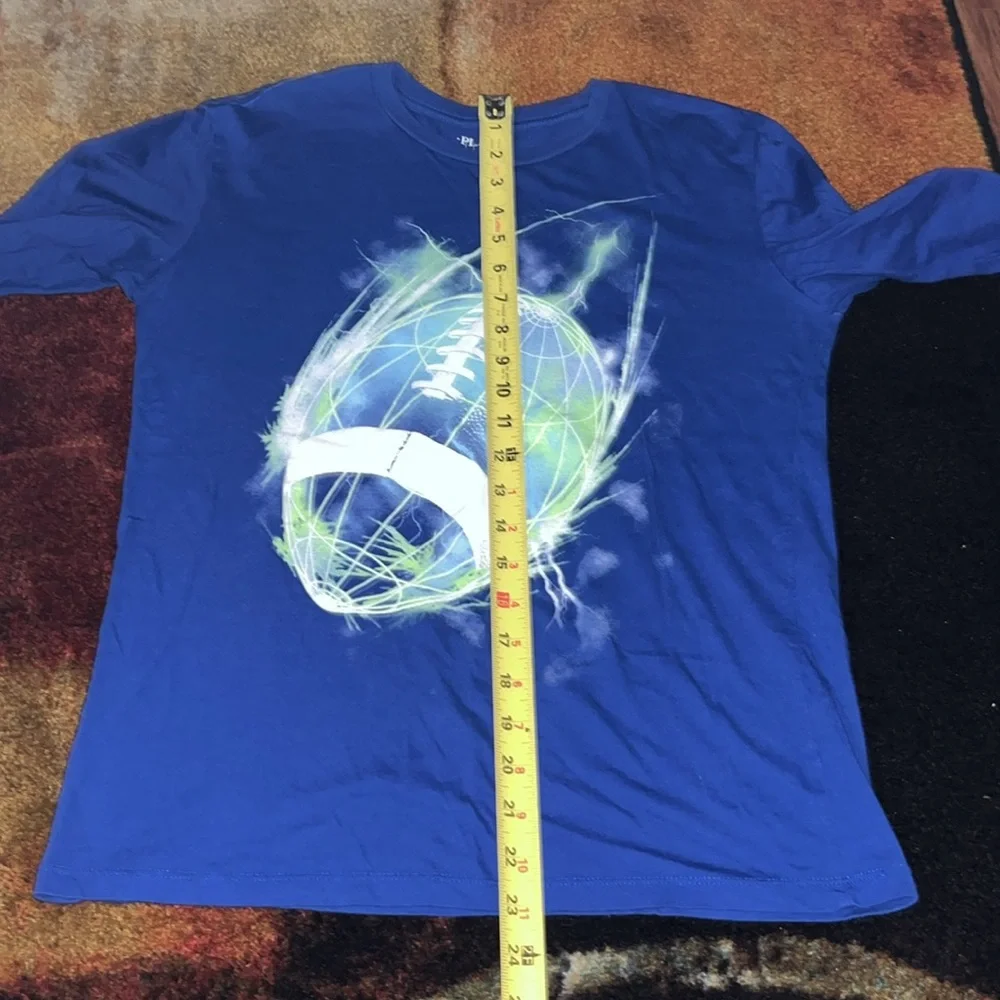 EUC Children’s Place Boy’s Football Graphic Long-Sleeved Tee - Sz XL/14